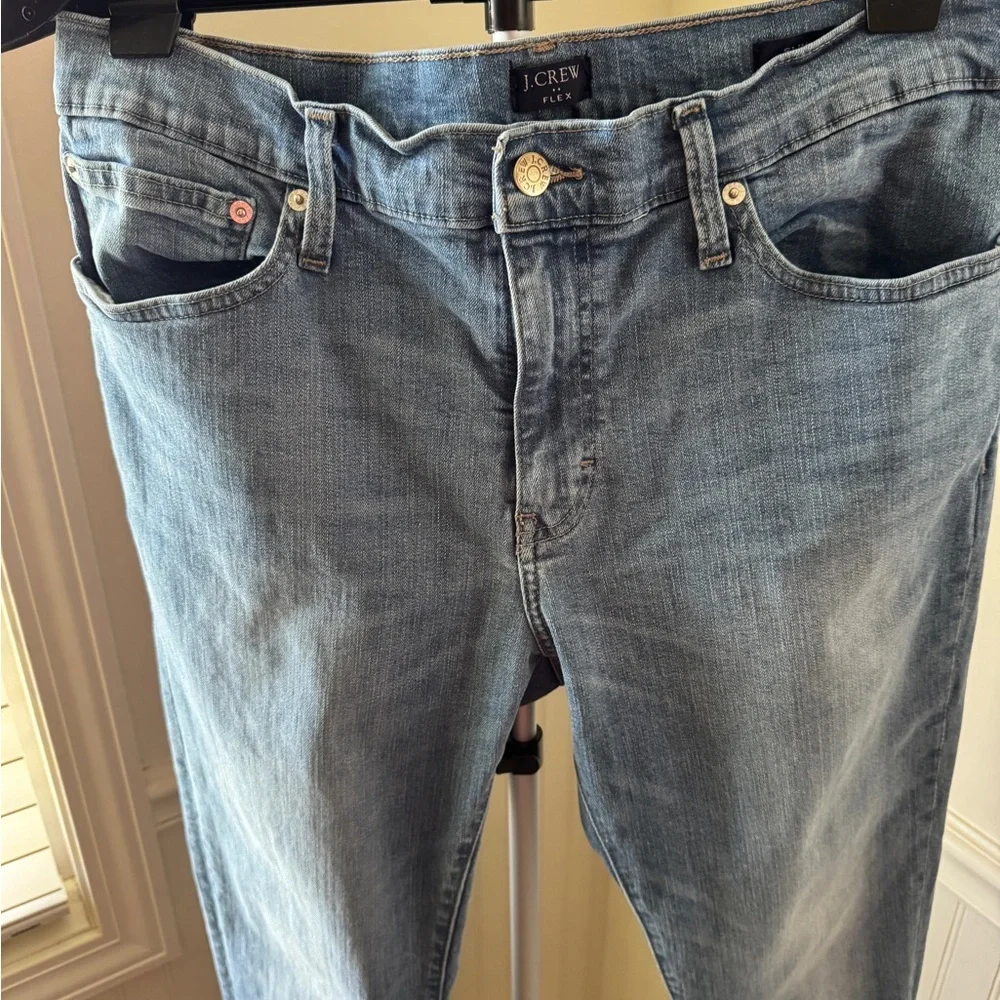 J. Crew Men's Denim Slim Jeans in Light Blue 33x30